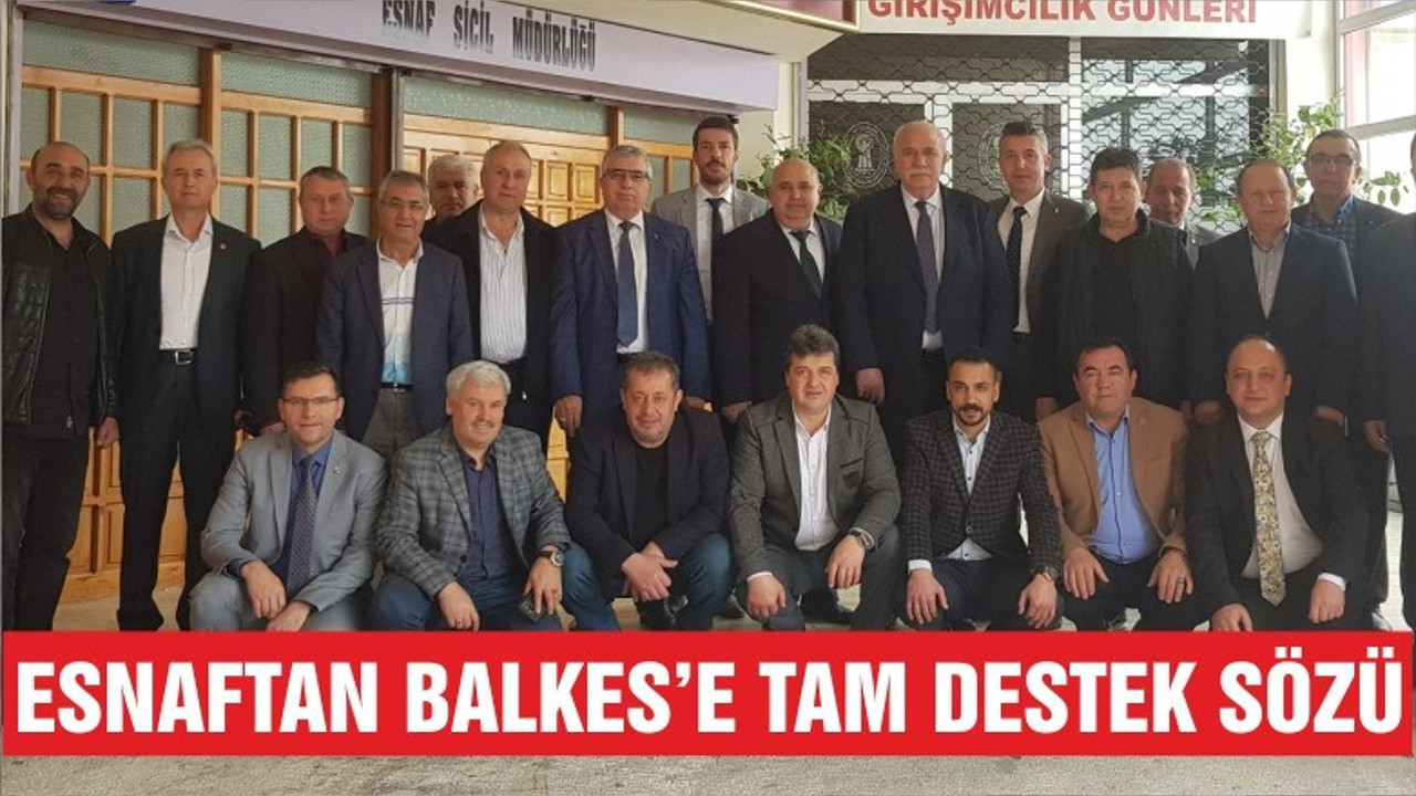 Esnaf ve sanatkardan Balıkesirspor’a tam destek sözü