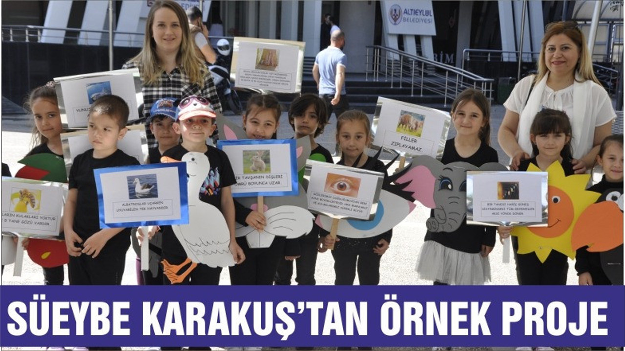SÜEYBE KARAKUŞ’TAN ÖRNEK PROJE