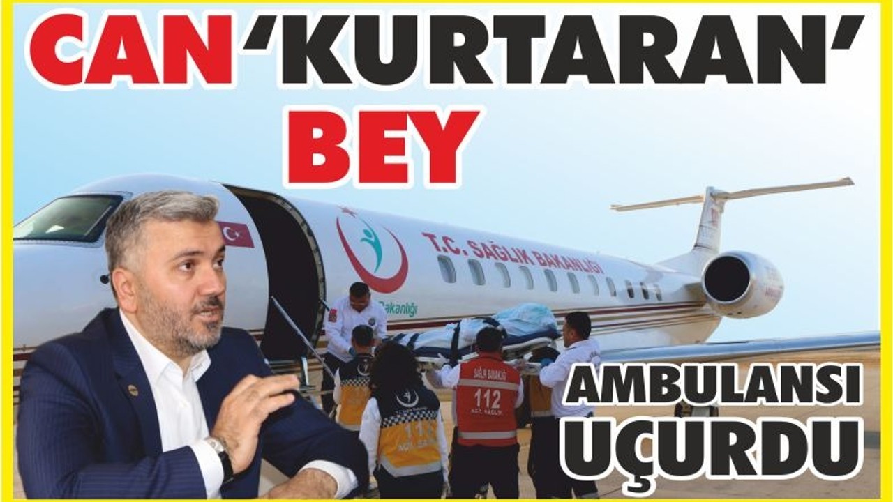 AMBULANSI UÇURDU