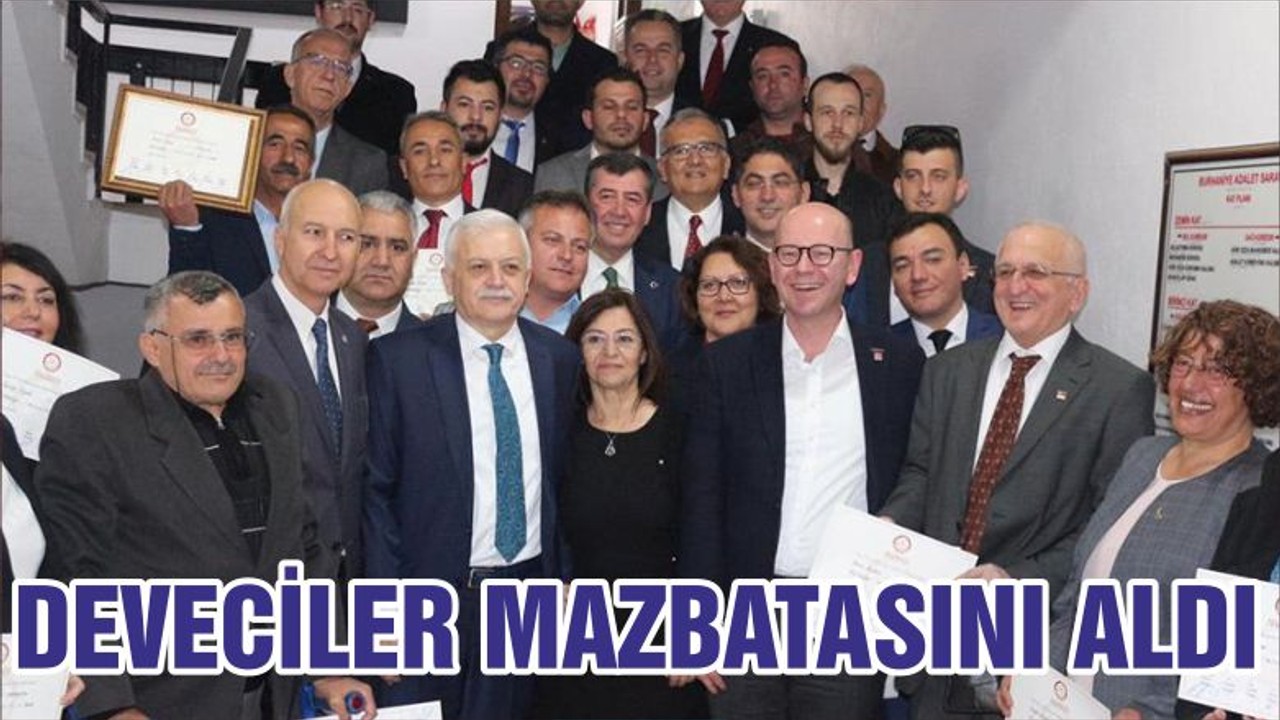 DEVECİLER MAZBATASINI ALDI
