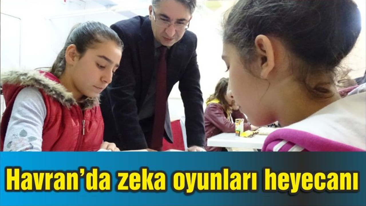 Havran’da zeka oyunları heyecanı
