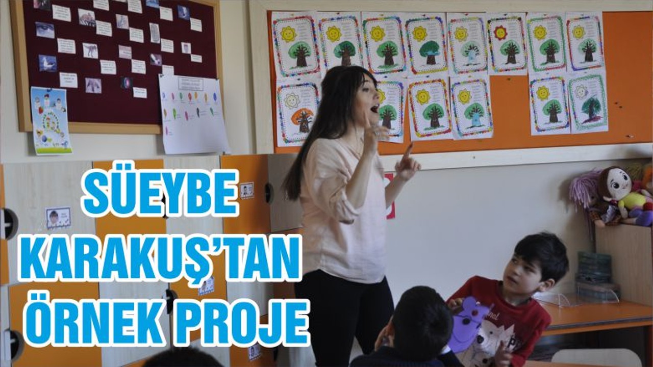 SÜEYBE KARAKUŞ’TAN ÖRNEK PROJE
