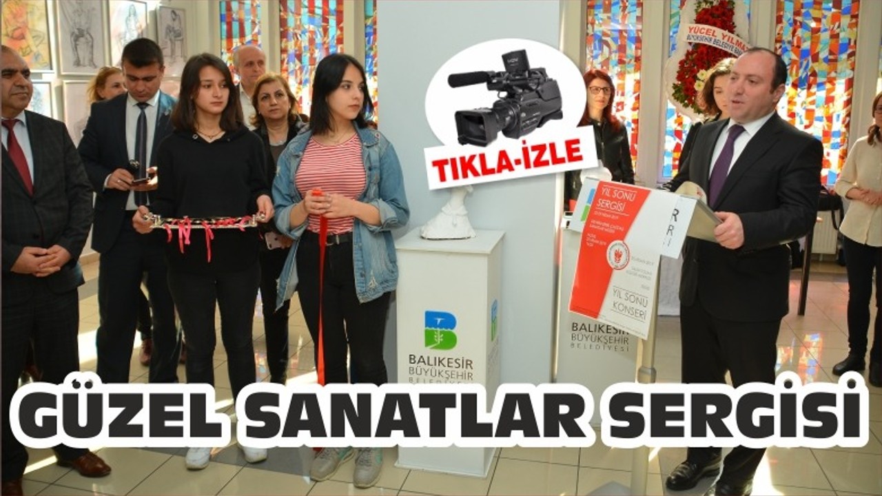 ZİRAAT BANKASI GÜZEL SANATLAR LİSESİ SERGİ AÇTI
