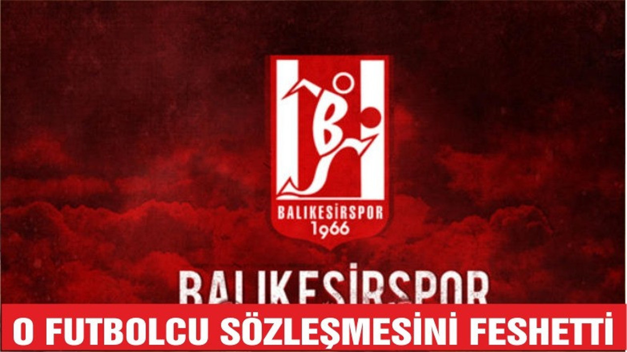 O FUTBOLCU SÖZLEŞMESİNİ FESHETTİ