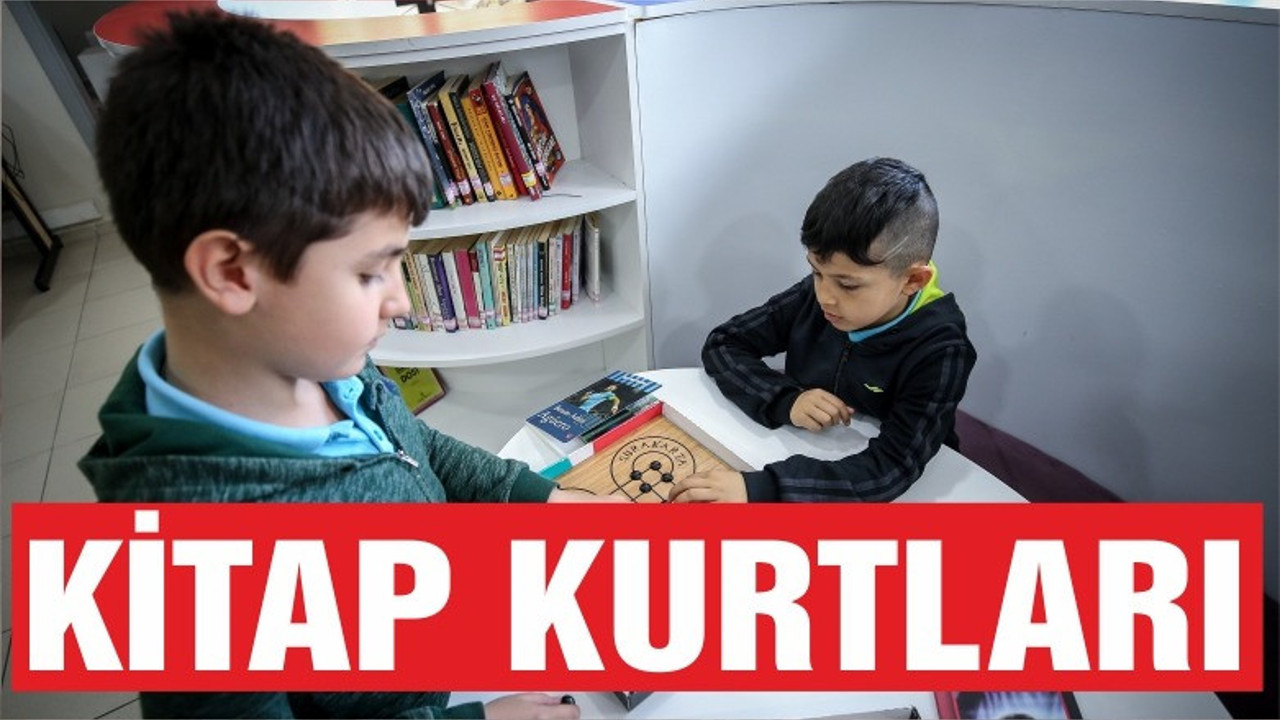 Çocuk kütüphanesi velileri de "kitap kurdu" yaptı