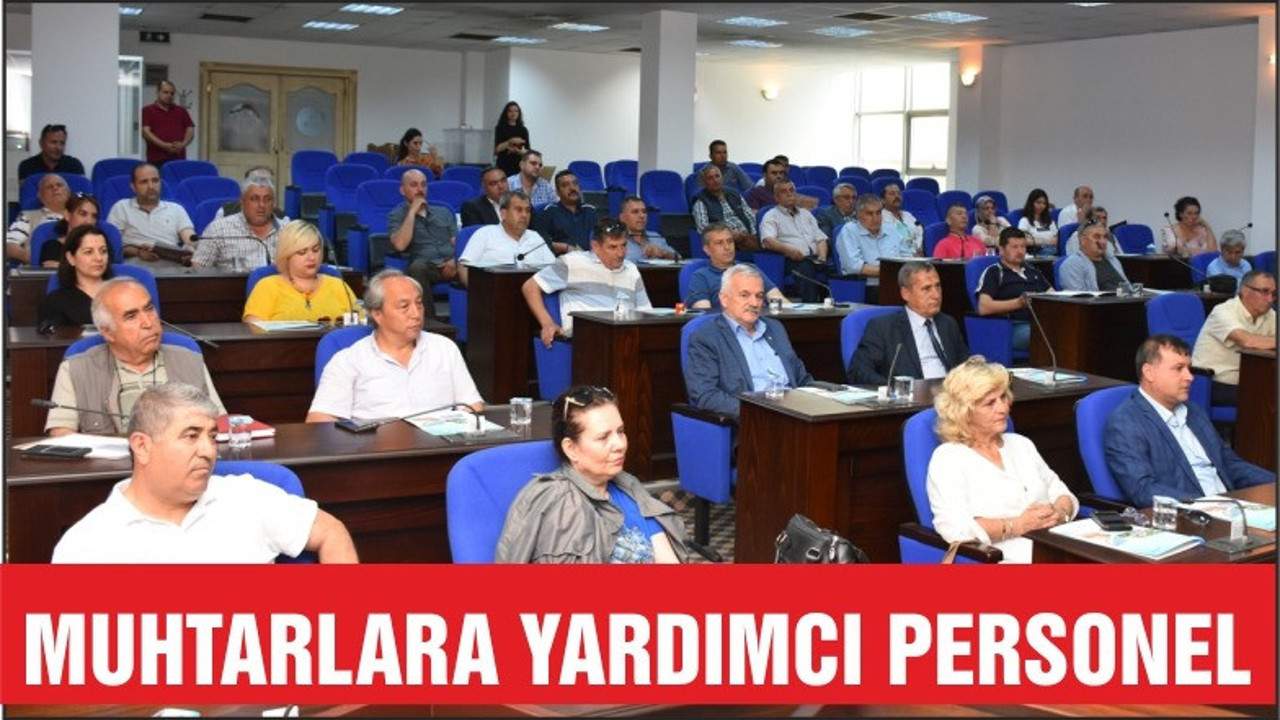MUHTARLARA YARDIMCI PERSONEL