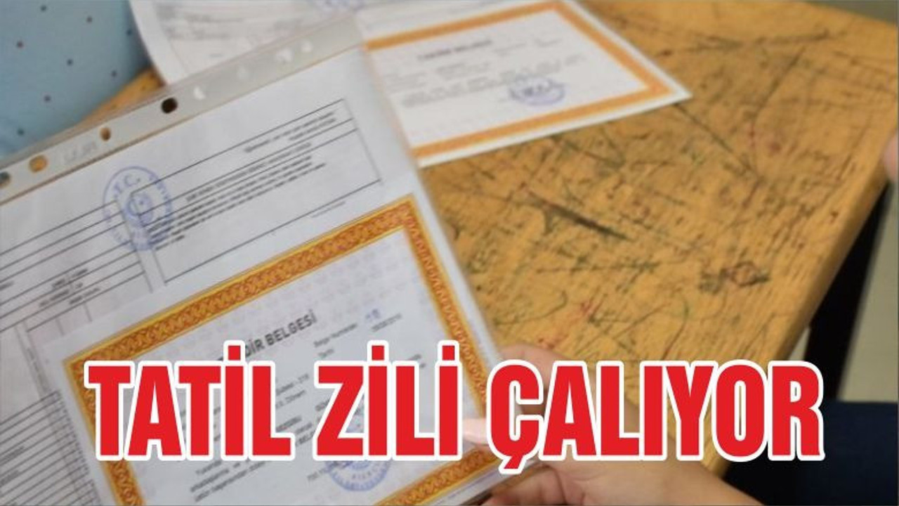 18 milyon öğrenci için tatil zili çalıyor