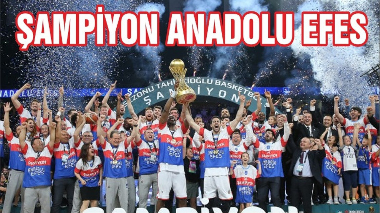 Anadolu Efes 9 yıl sonra şampiyon