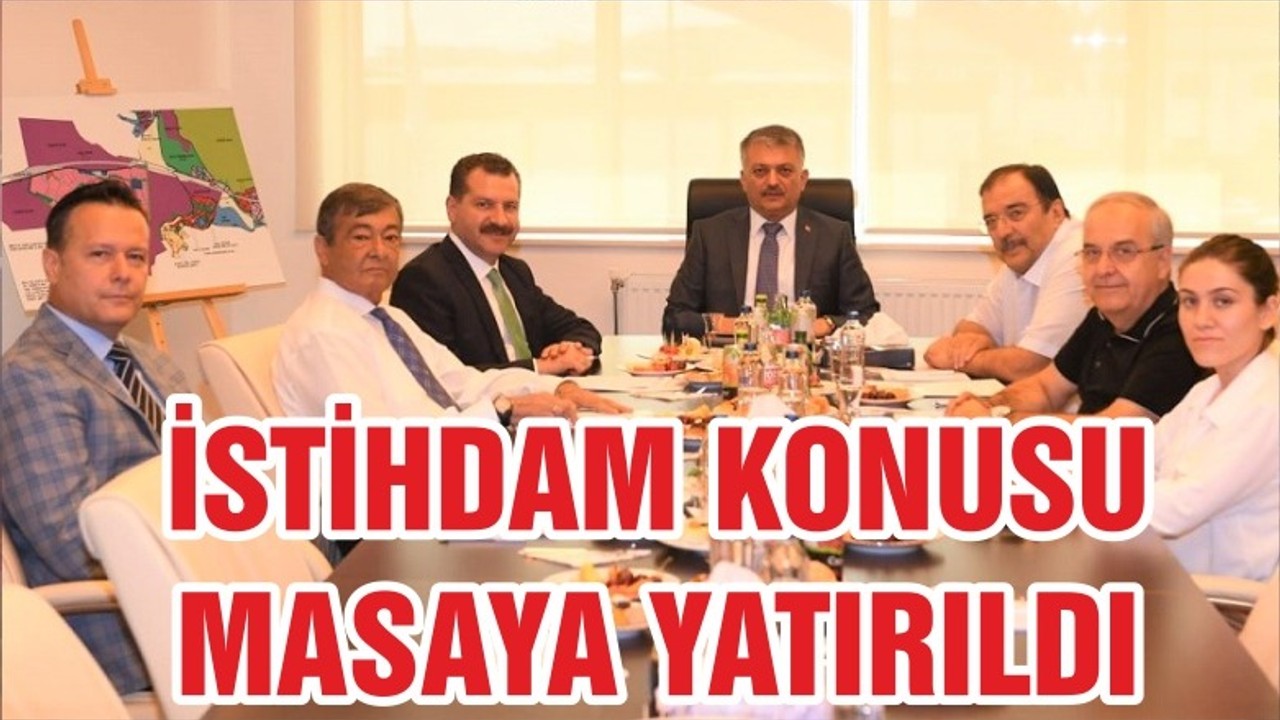 İSTİHDAM MASAYA YATIRILDI