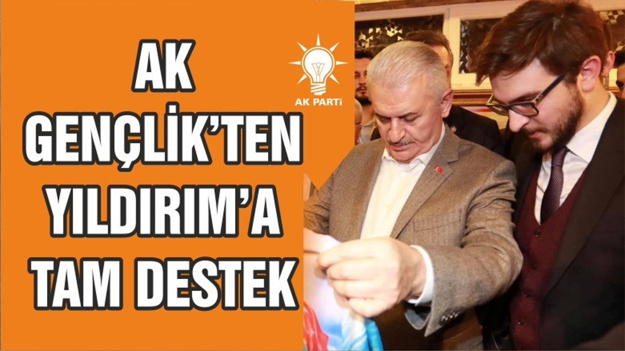 AK GENÇLİK BALIKESİR'DEN YILDIRIM'A DESTEK
