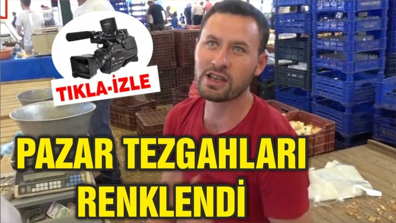 PAZAR TEZGAHLARI RENKLENDİ