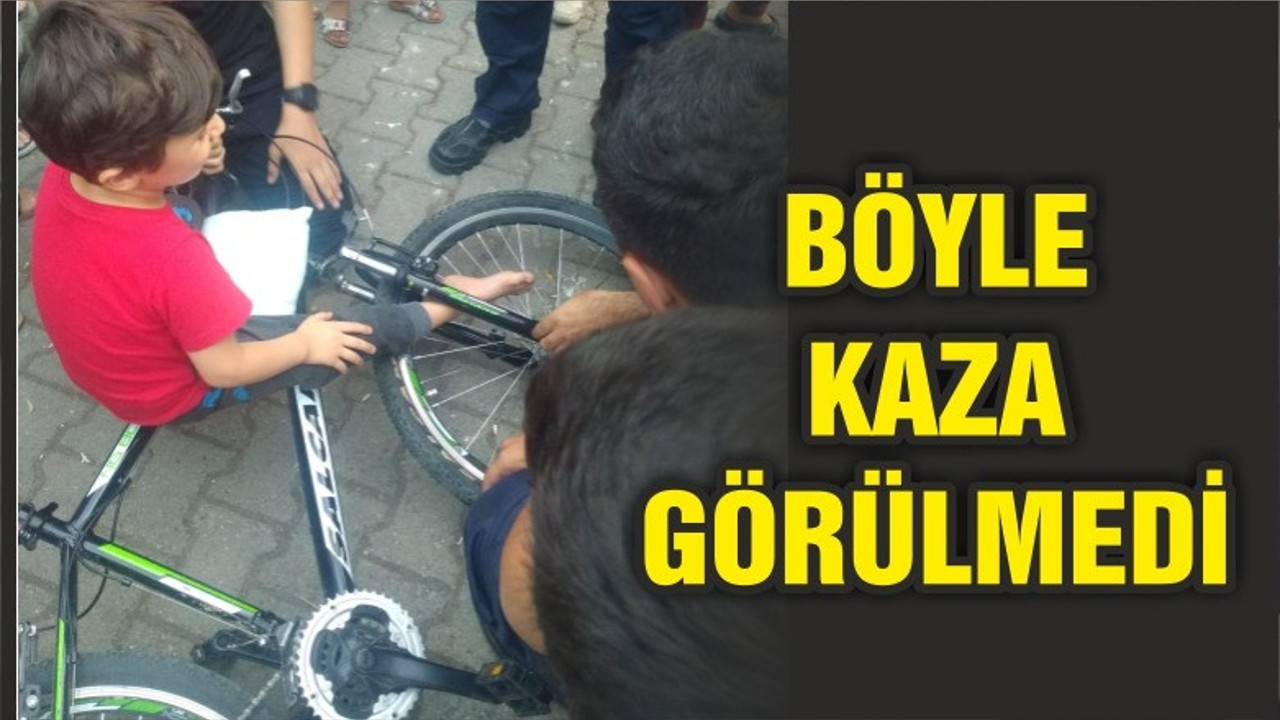 MİNİK ÇOCUĞUN AYAĞI JANTA SIKIŞTI