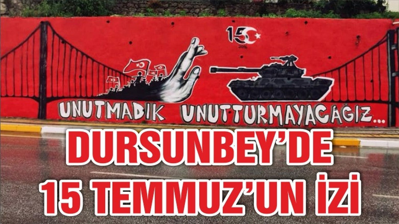 DARBE GİRİŞİMİNE GRAFİTİYLE CEVAP VERDİ