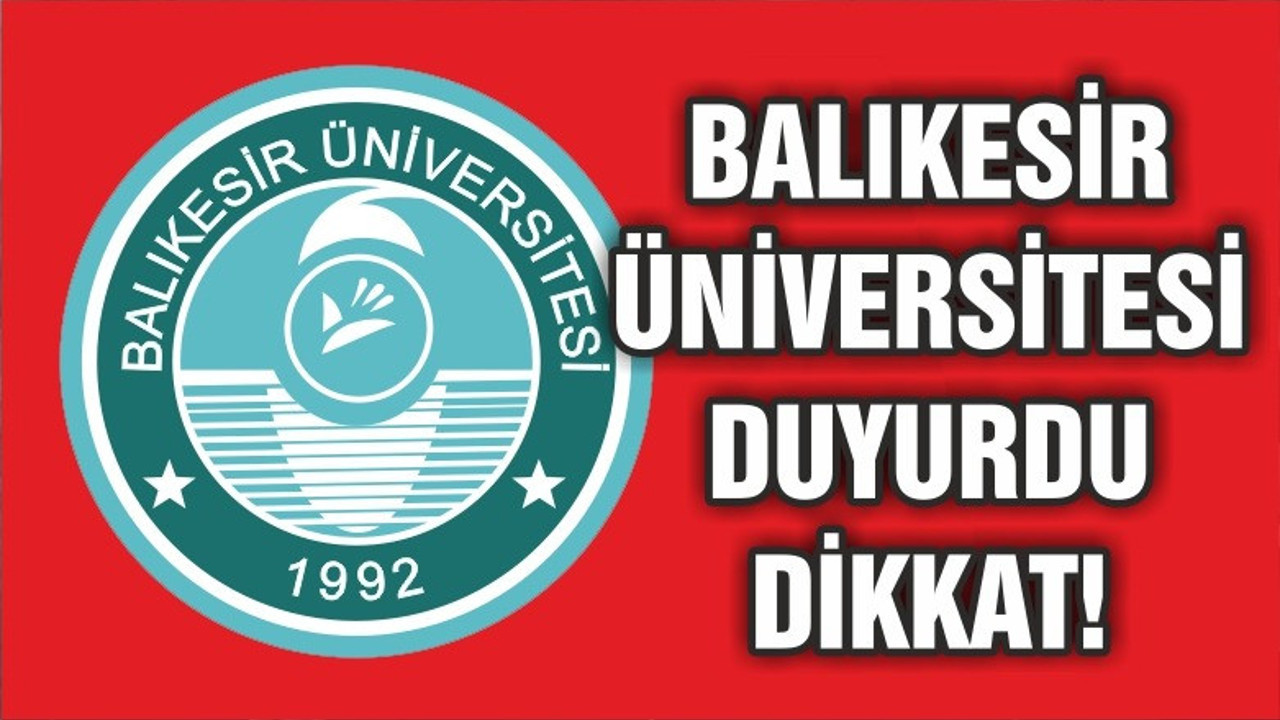 BAÜN'DEN DUYURU YAPILDI