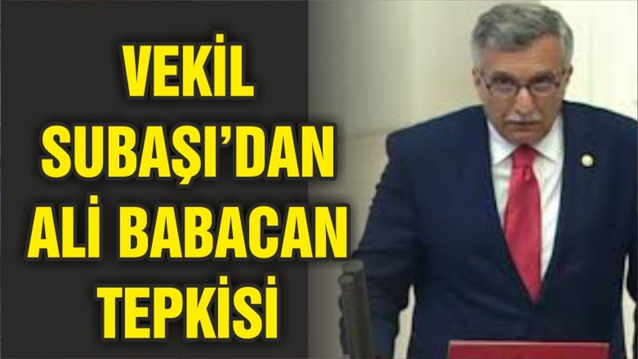 SUBAŞI:”YAZIKLAR OLSUN DİYORUM”