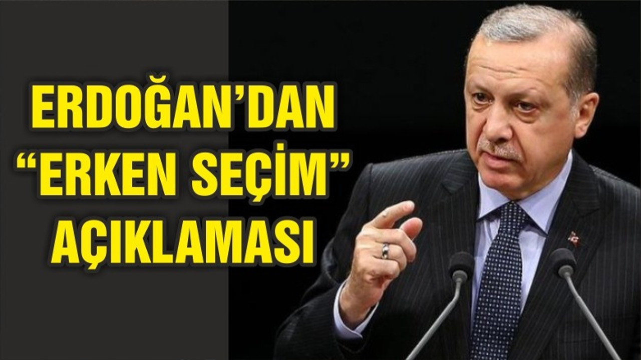 ERDOĞAN'DAN "BAŞKANLIK SİSTEMİ" AÇIKLAMASI