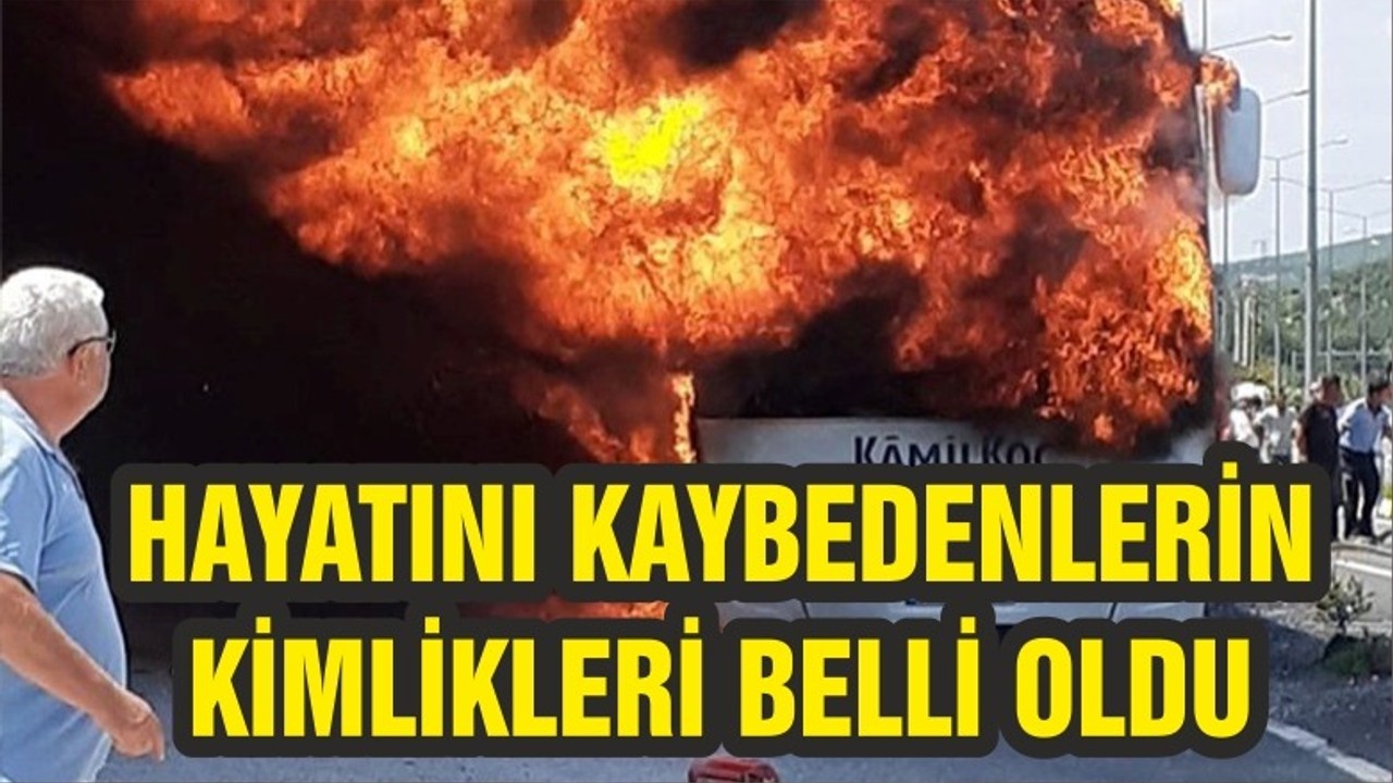FECİ KAZADA ÖLENLERİN KİMLİKLERİ BELLİ OLDU