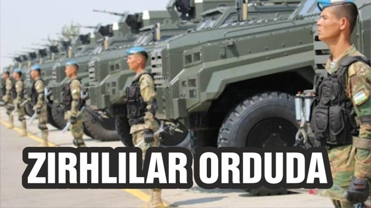 ‘Ejder Yalçın’ zırhlıları Özbekistan ordusunda