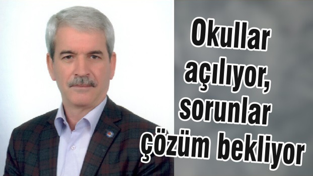 Okullar açılıyor, sorunlar çözüm bekliyor