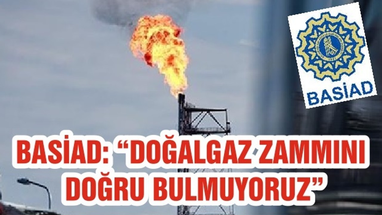 BASİAD: “DOĞALGAZ ZAMMINI DOĞRU BULMUYORUZ”