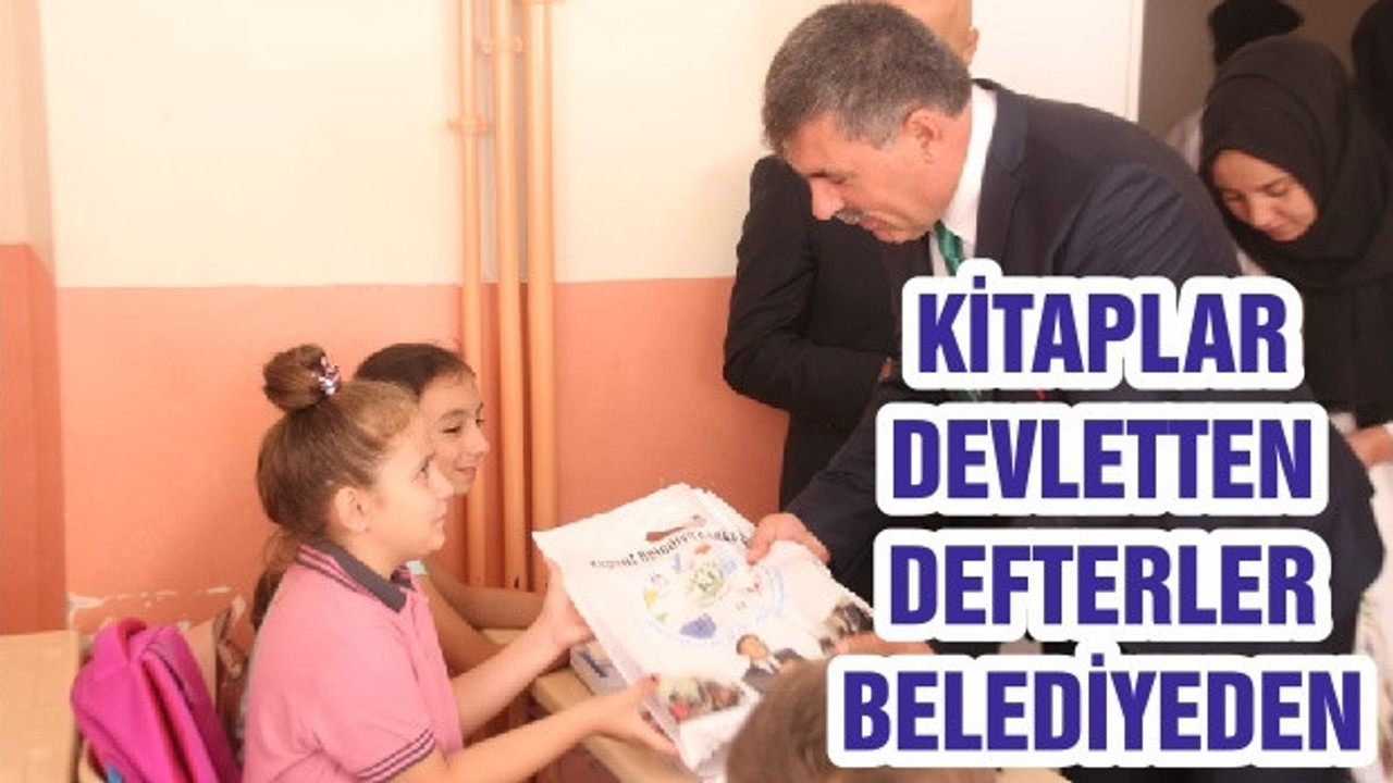 KİTAPLAR DEVLETTEN DEFTERLER BELEDİYEDEN