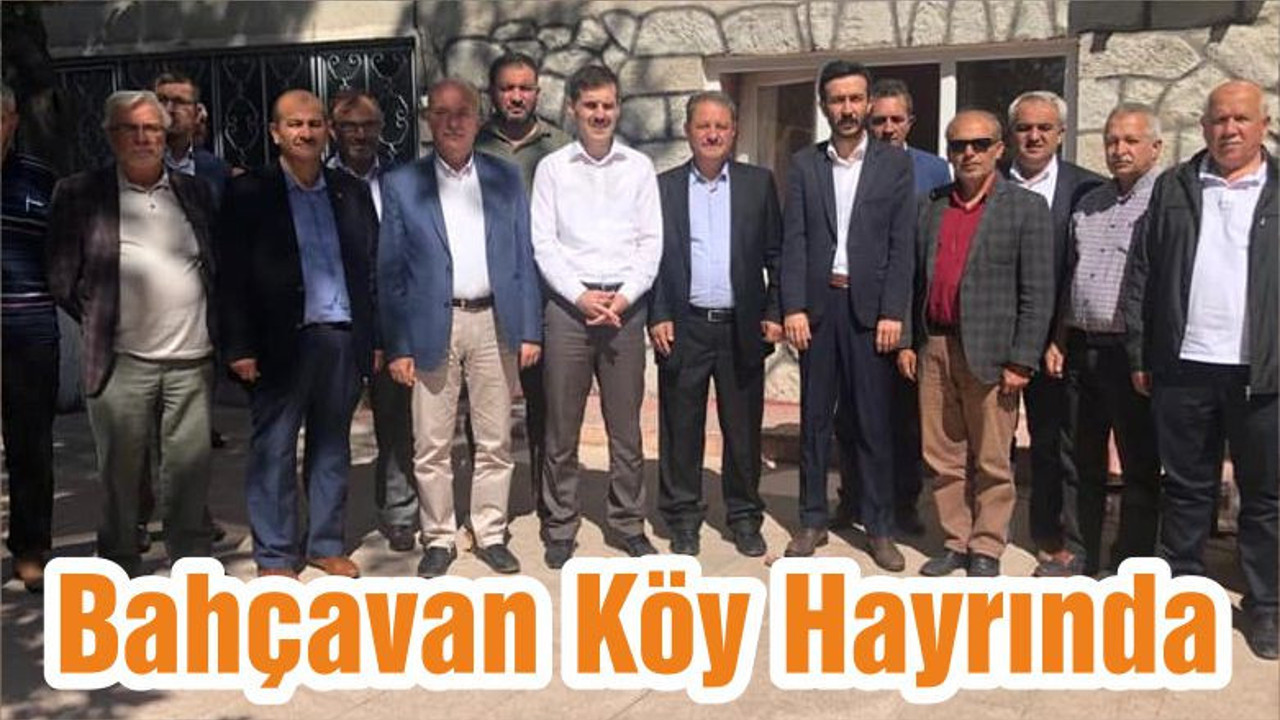 Bahçavan Köy Hayrında
