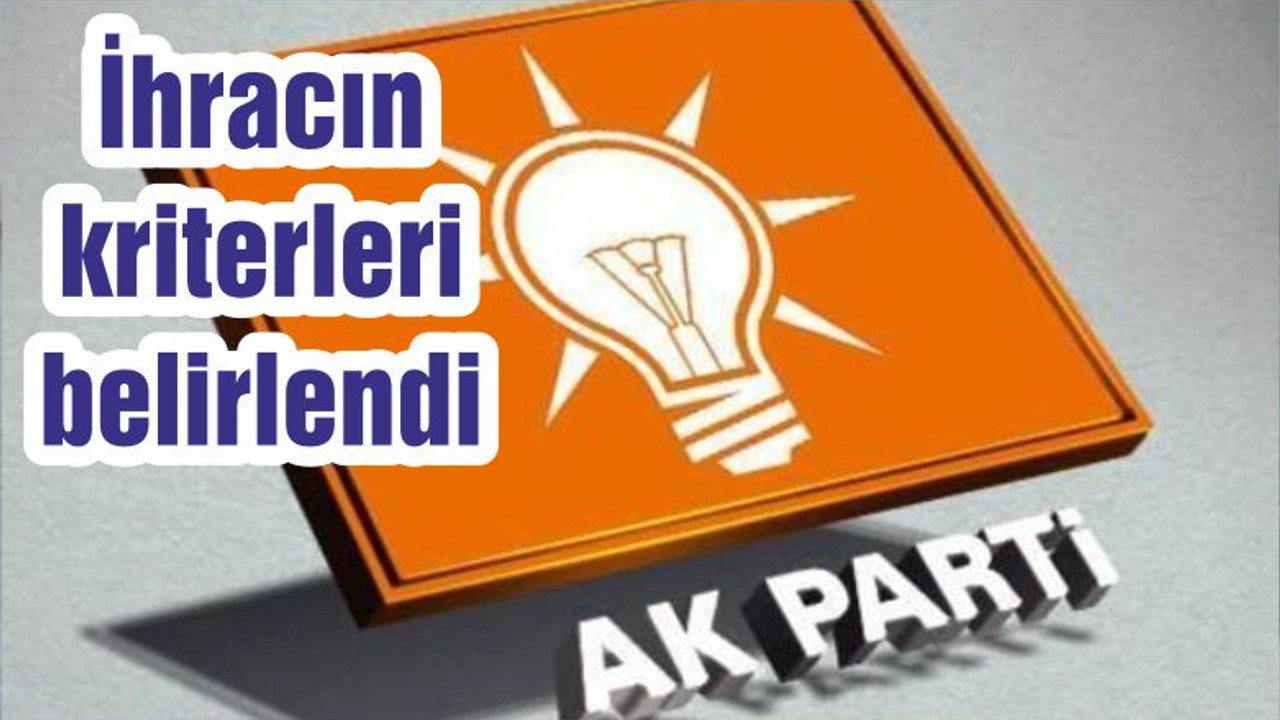 İhracın kriterleri belirlendi