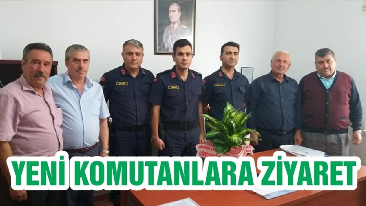 YENİ KOMUTANLARA ZİYARET