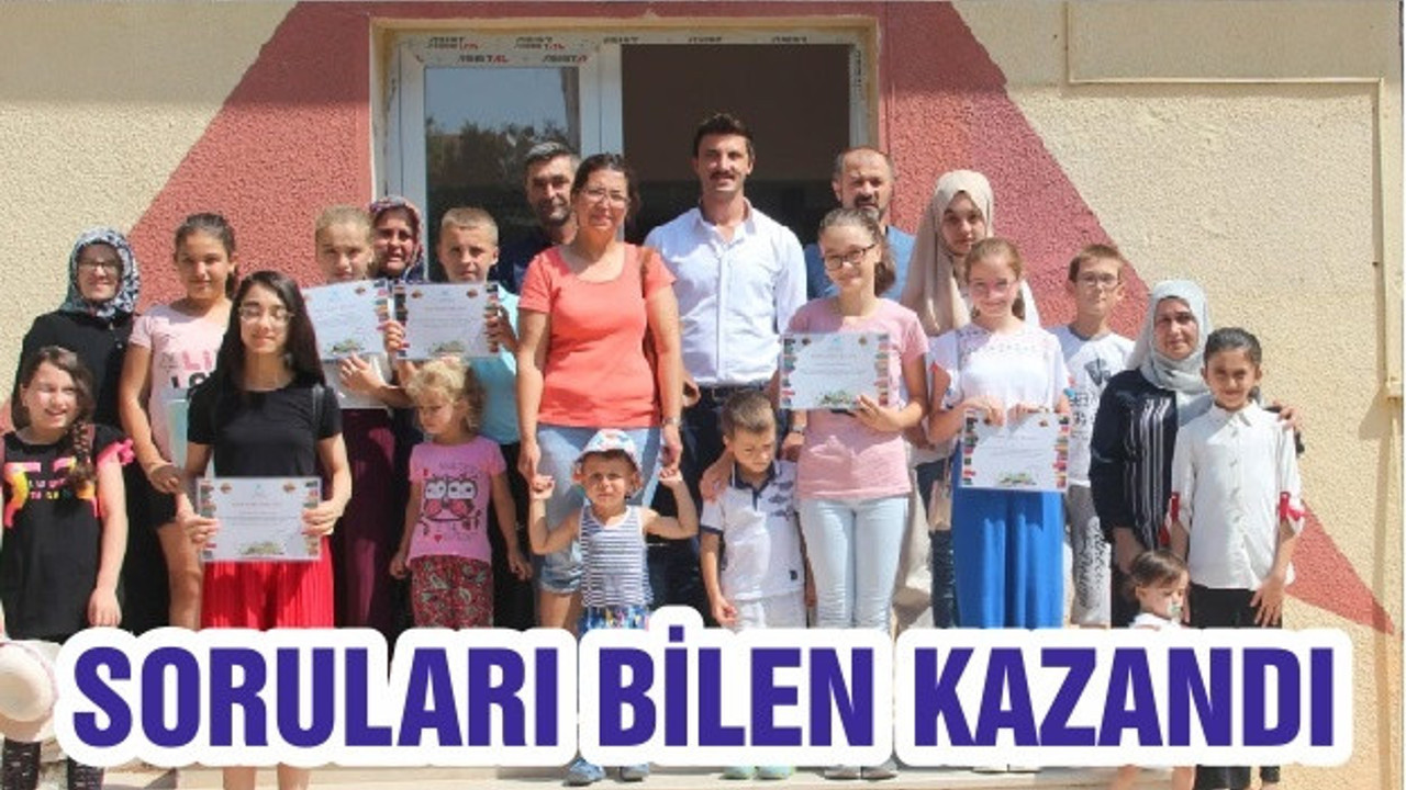SORULARI BİLEN KAZANDI