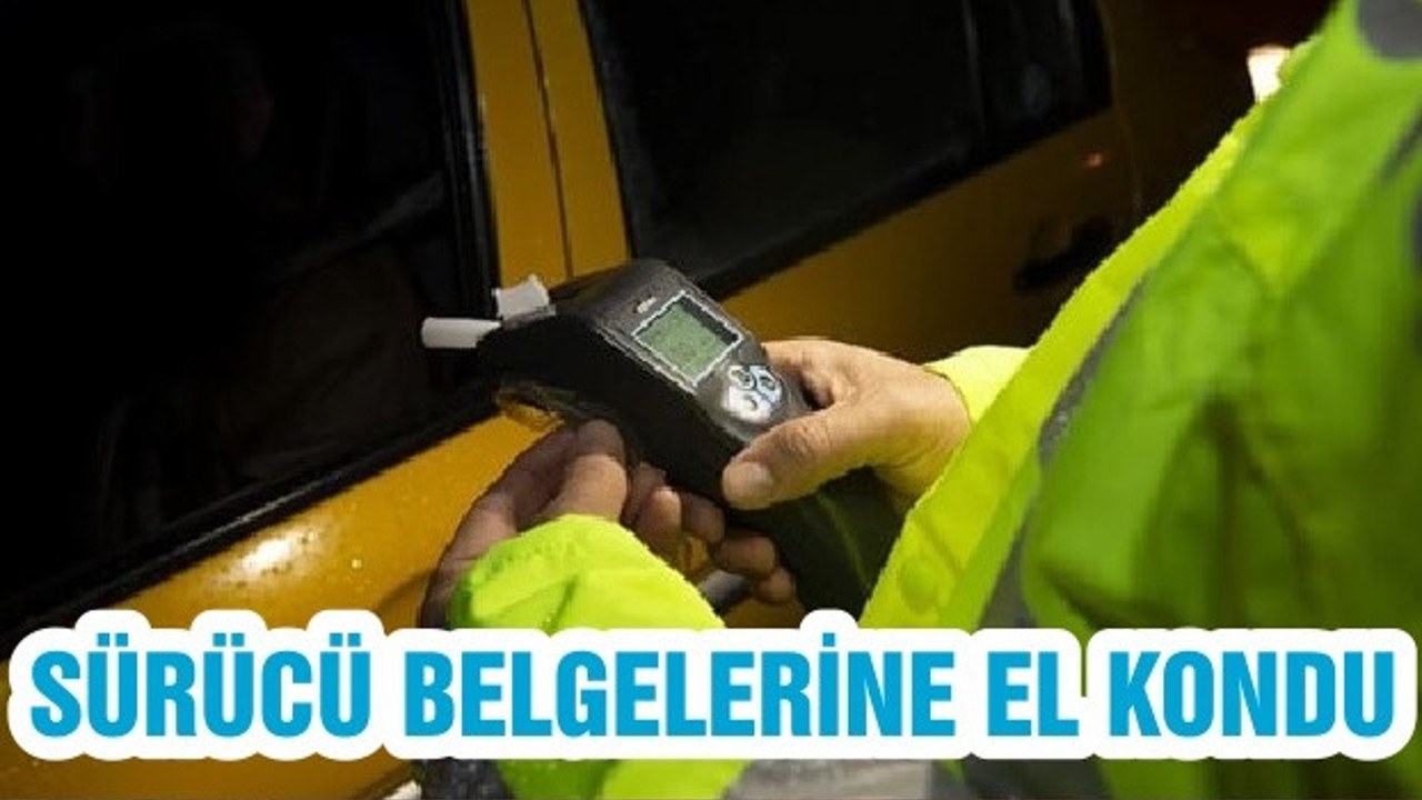 SÜRÜCÜ BELGELERİNE EL KONDU