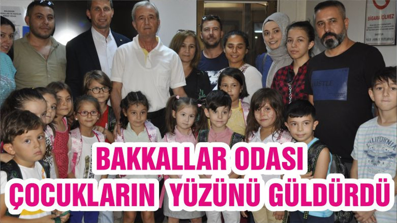 BAKKALLAR ODASI ÇOCUKLARIN YÜZÜNÜ GÜLDÜRDÜ