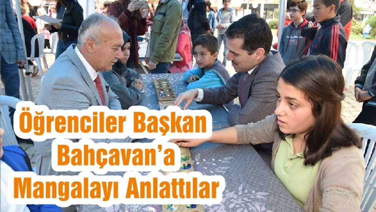 Öğrenciler Başkan Bahçavan’a Mangalayı Anlattılar