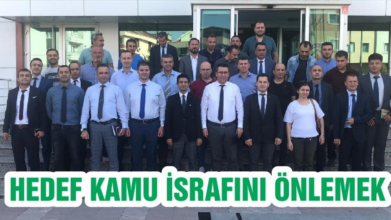 HEDEF KAMU İSRAFINI ÖNLEMEK