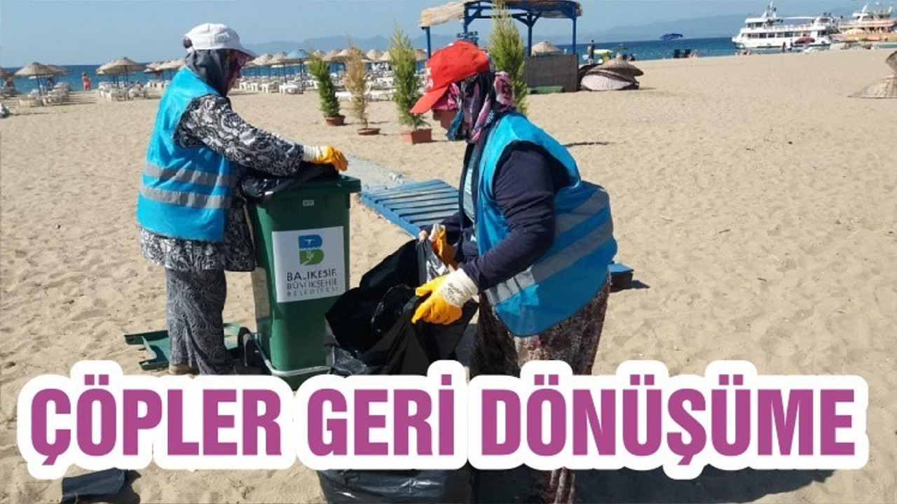 ÇÖPLER GERİ DÖNÜŞÜME