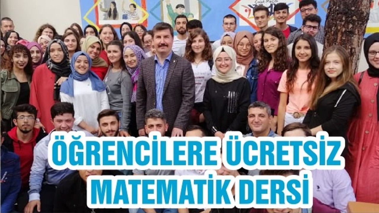 ÖĞRENCİLERE ÜCRETSİZ MATEMATİK DERSİ