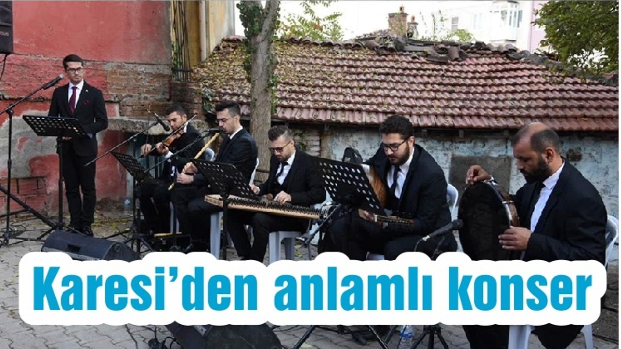 Karesi’den anlamlı konser