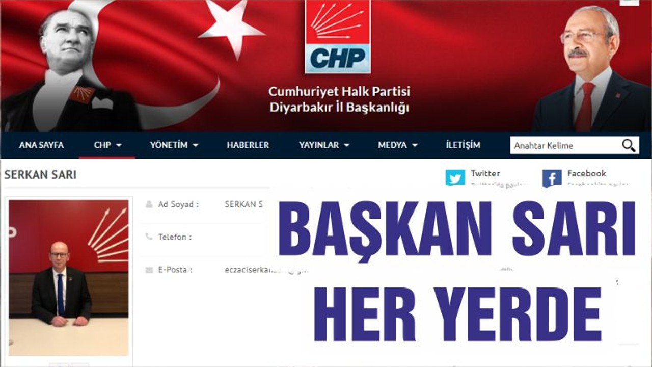 BAŞKAN SARI HER YERDE