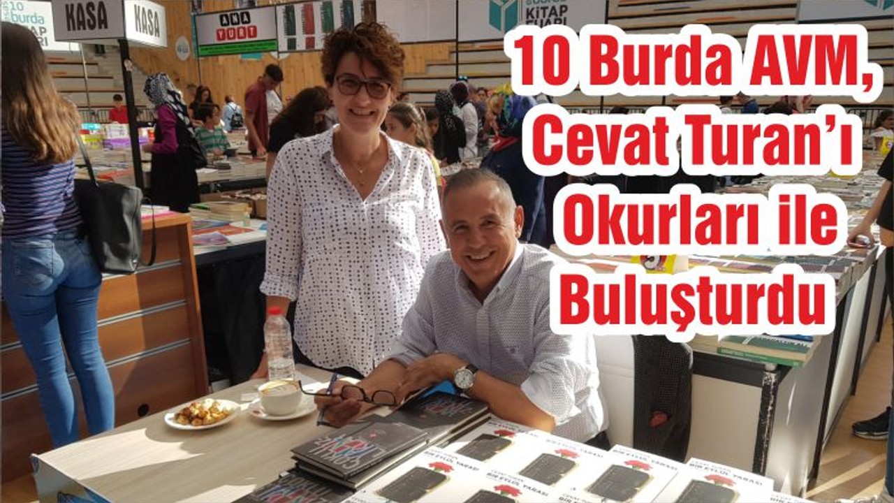 10 Burda AVM, Cevat Turan’ı Okurları ile Buluşturdu