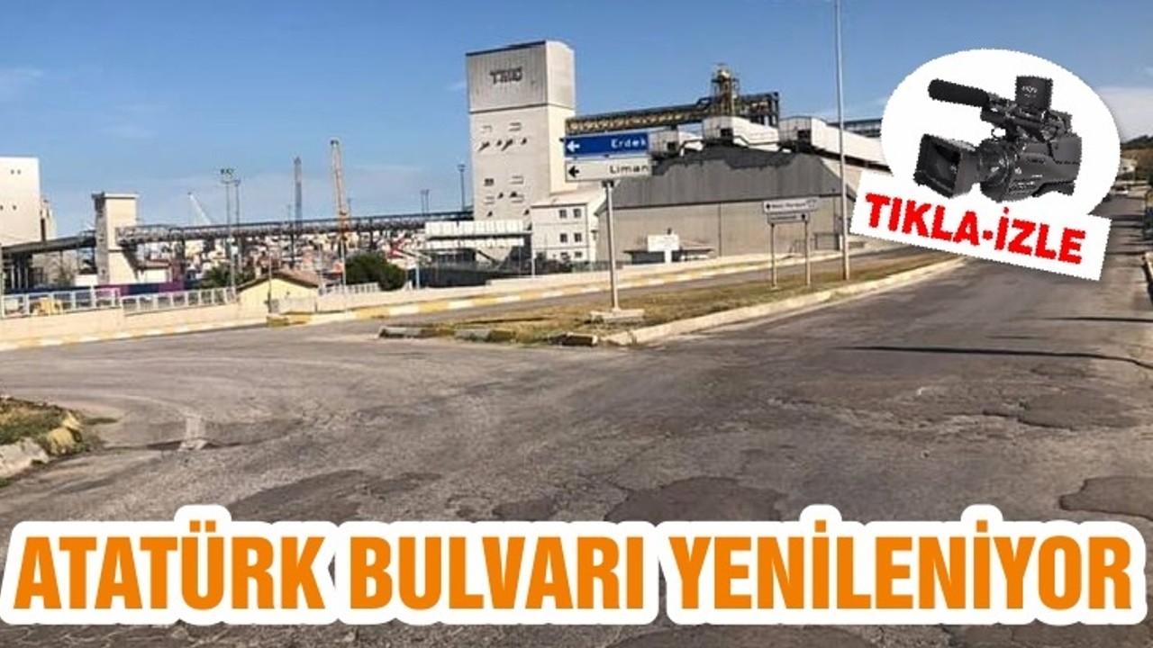 ATATÜRK BULVARI YENİLENİYOR