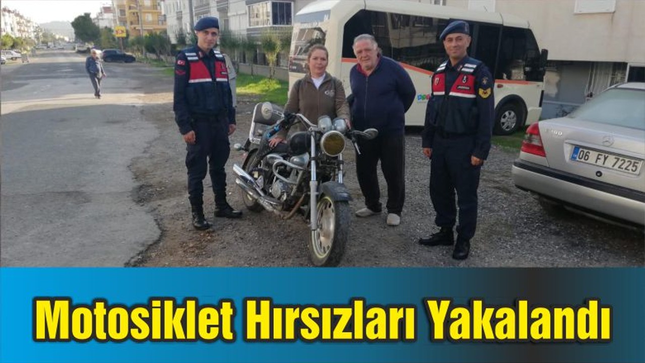 Motosiklet Hırsızları Yakalandı