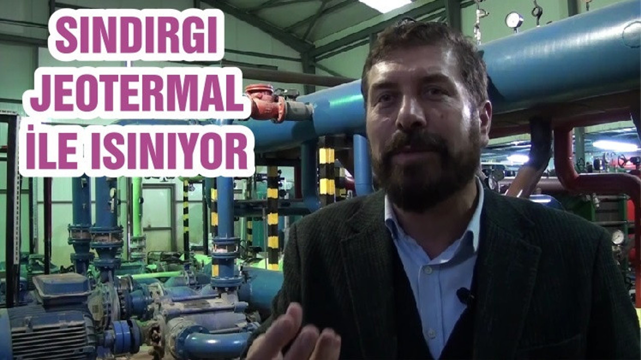 SINDIRGI JEOTERMAL İLE ISINIYOR