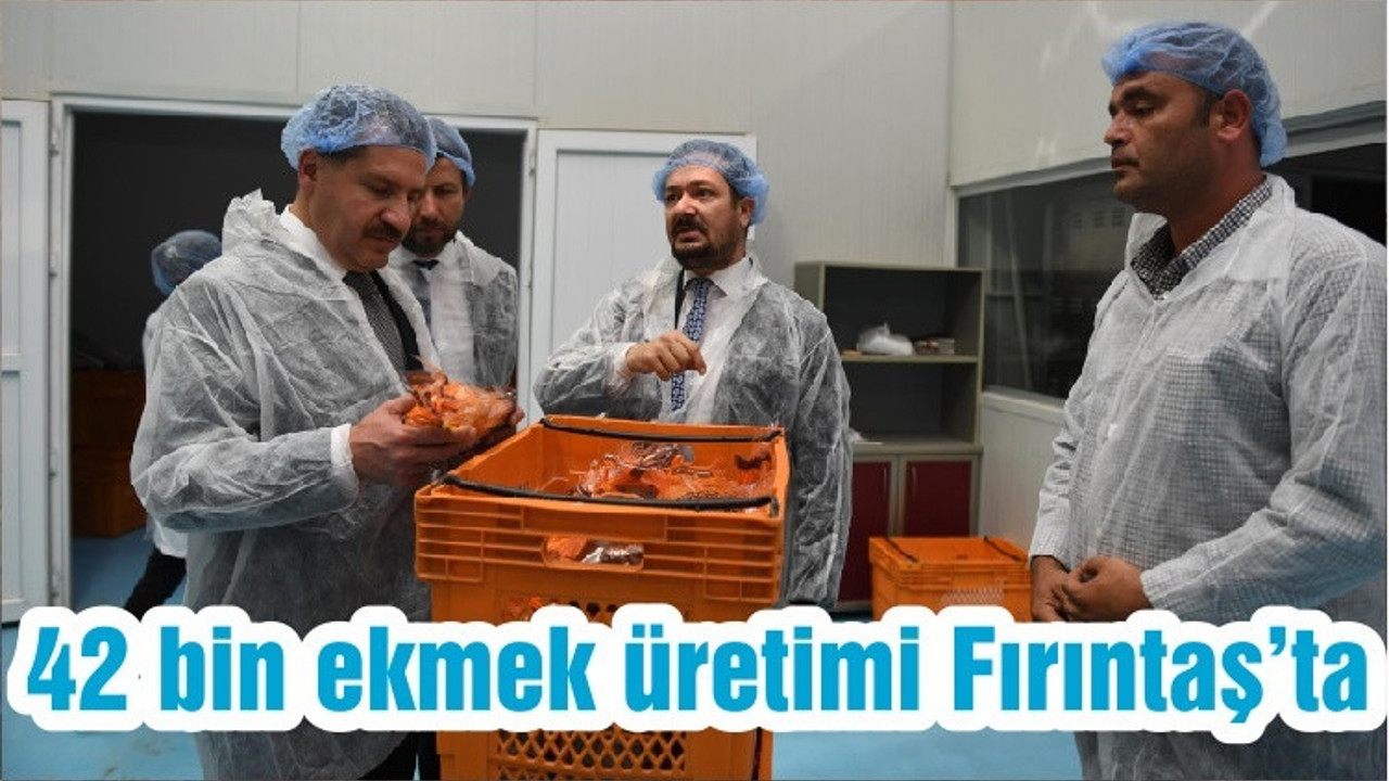 42 bin ekmek üretimi Fırıntaş’ta