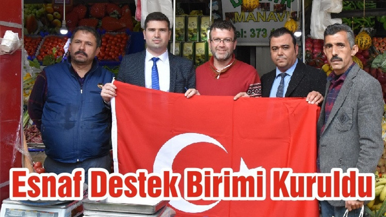 Esnaf Destek Birimi Kuruldu