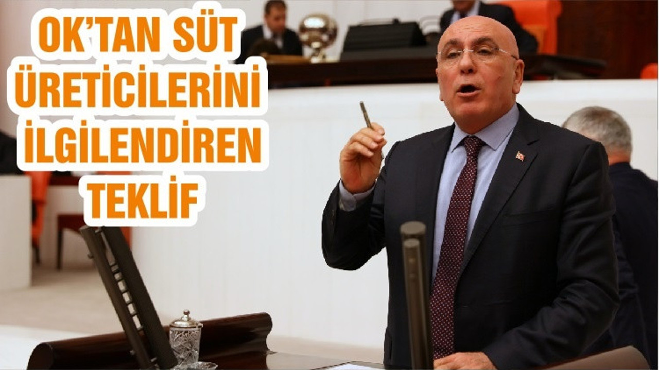 OK’TAN SÜT ÜRETİCİLERİNİ İLGİLENDİREN TEKLİF