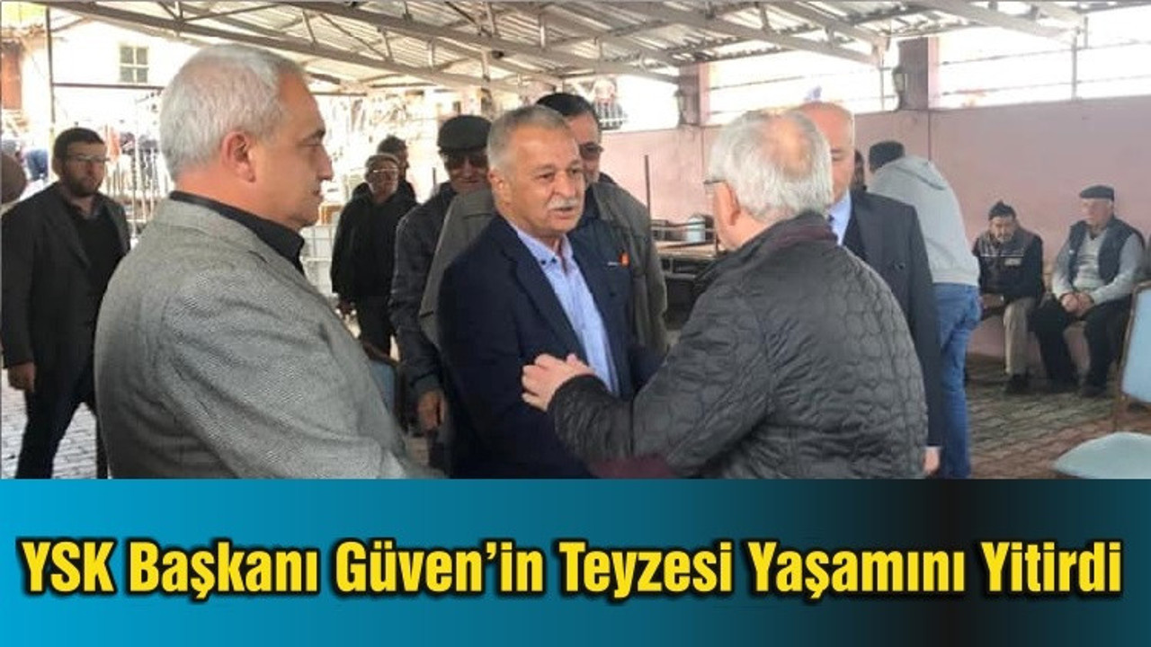 YSK Başkanı Güven’in Teyzesi Yaşamını Yitirdi