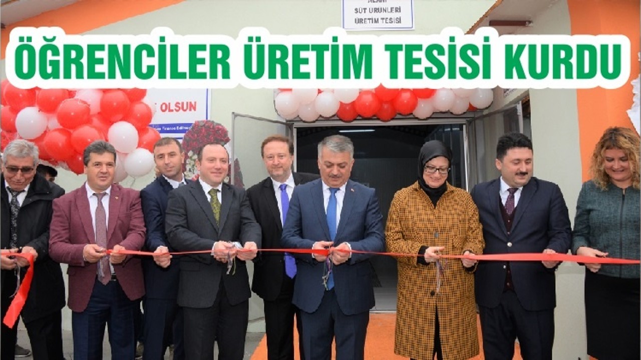 ÖĞRENCİLER ÜRETİM TESİSİ KURDU