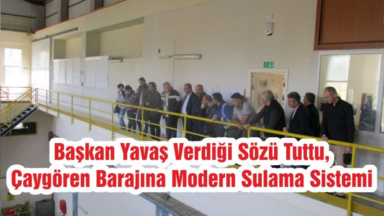 Başkan Yavaş Verdiği Sözü Tuttu, Çaygören Barajına Modern Sulama Sistemi