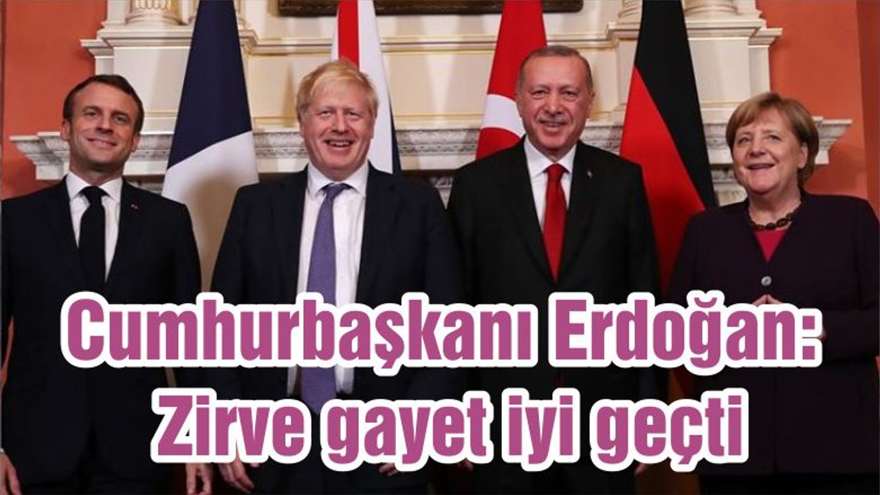 Cumhurbaşkanı Erdoğan: Zirve gayet iyi geçti