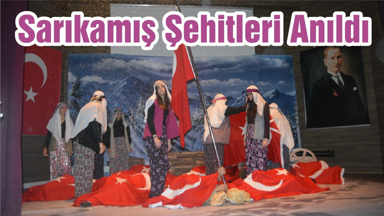 Sarıkamış Şehitleri Anıldı