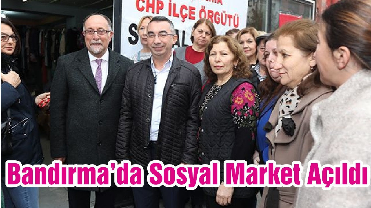 Sosyal Market Paşabayır Mahallesinde Açıldı